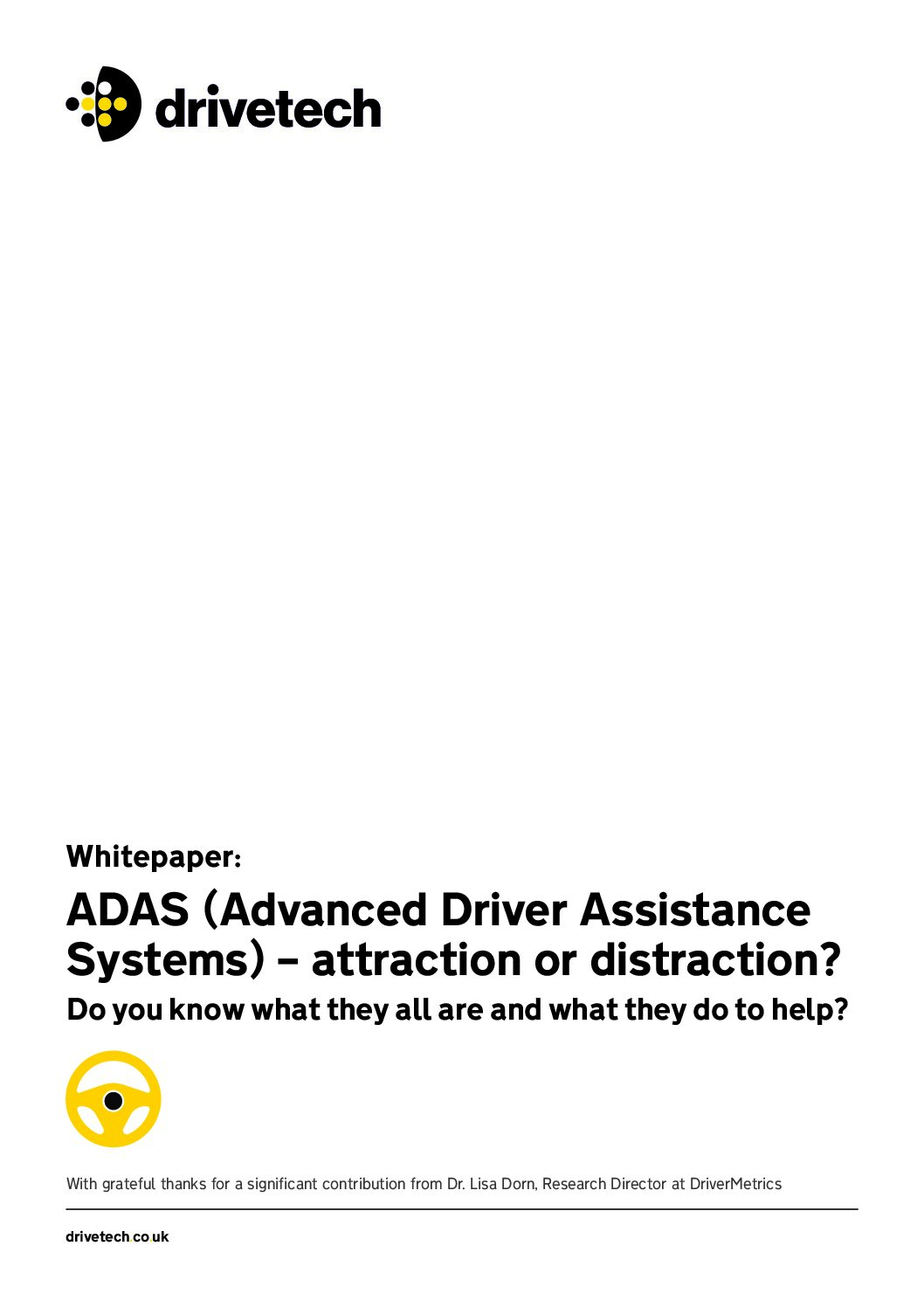 Whitepaper – ADAS (Advanced Driver Assistance Systems)