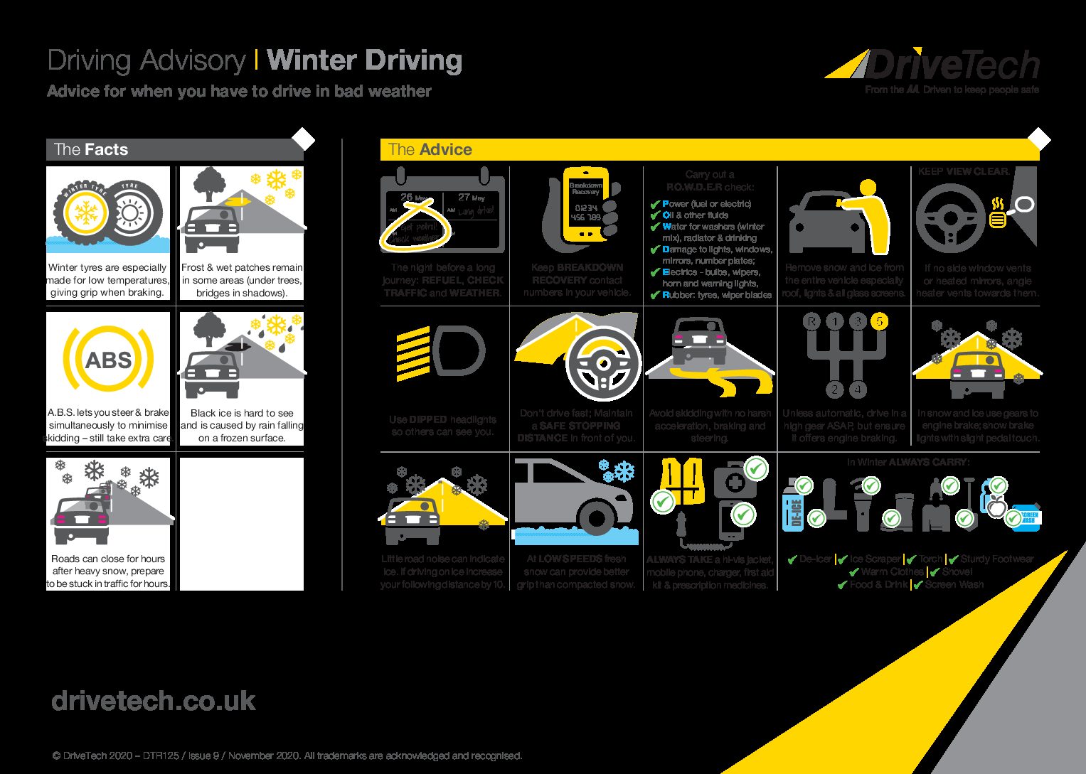 Advisory | Winter Driving