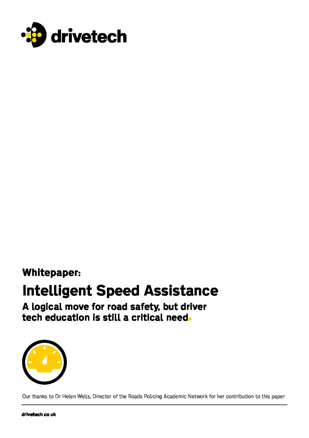 Whitepaper – Intelligent Speed Assistance